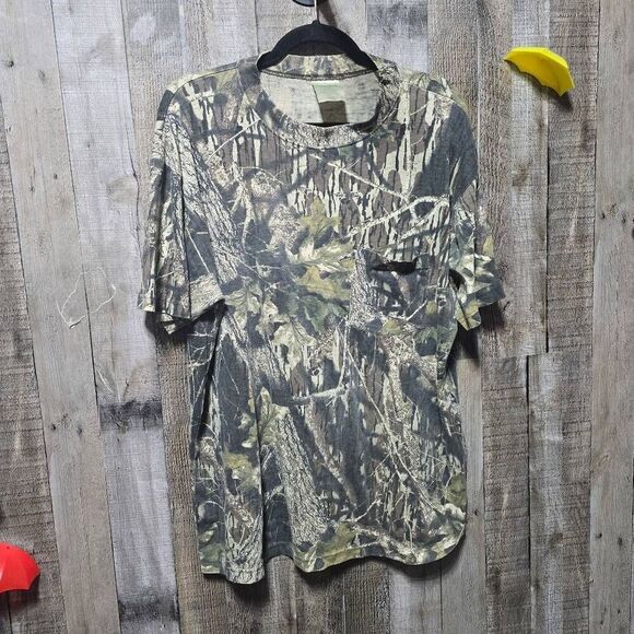 Mossy Oak Vintage Y2K Camo All Over Print Tee - Picture 1 of 3